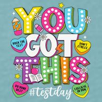 Test Day Rock The Test You Got This Teacher Test Testing Sueded Cloud Jersey T-Shirt
