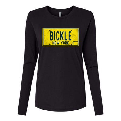 Taxi Driver Retro Old Ny Movie Travis Bickle License Plate Womens Cotton Relaxed Long Sleeve T-Shirt