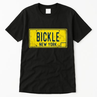 Taxi Driver Retro Old Ny Movie Travis Bickle License Plate Tall T-Shirt