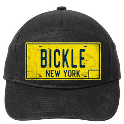 Taxi Driver Retro Old Ny Movie Travis Bickle License Plate 7-Panel Snapback Hat