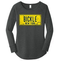 Taxi Driver Retro Old Ny Movie Travis Bickle License Plate Women's Perfect Tri Tunic Long Sleeve Shirt