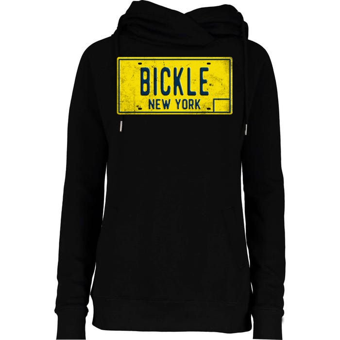 Taxi Driver Retro Old Ny Movie Travis Bickle License Plate Womens Funnel Neck Pullover Hood