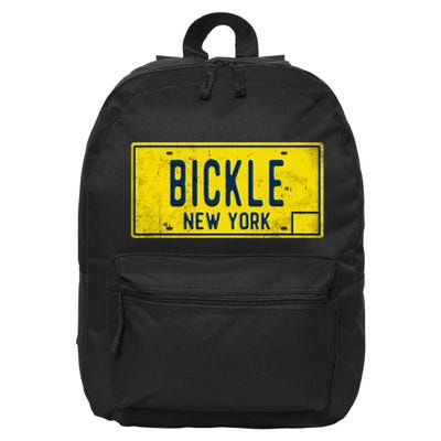Taxi Driver Retro Old Ny Movie Travis Bickle License Plate 16 in Basic Backpack