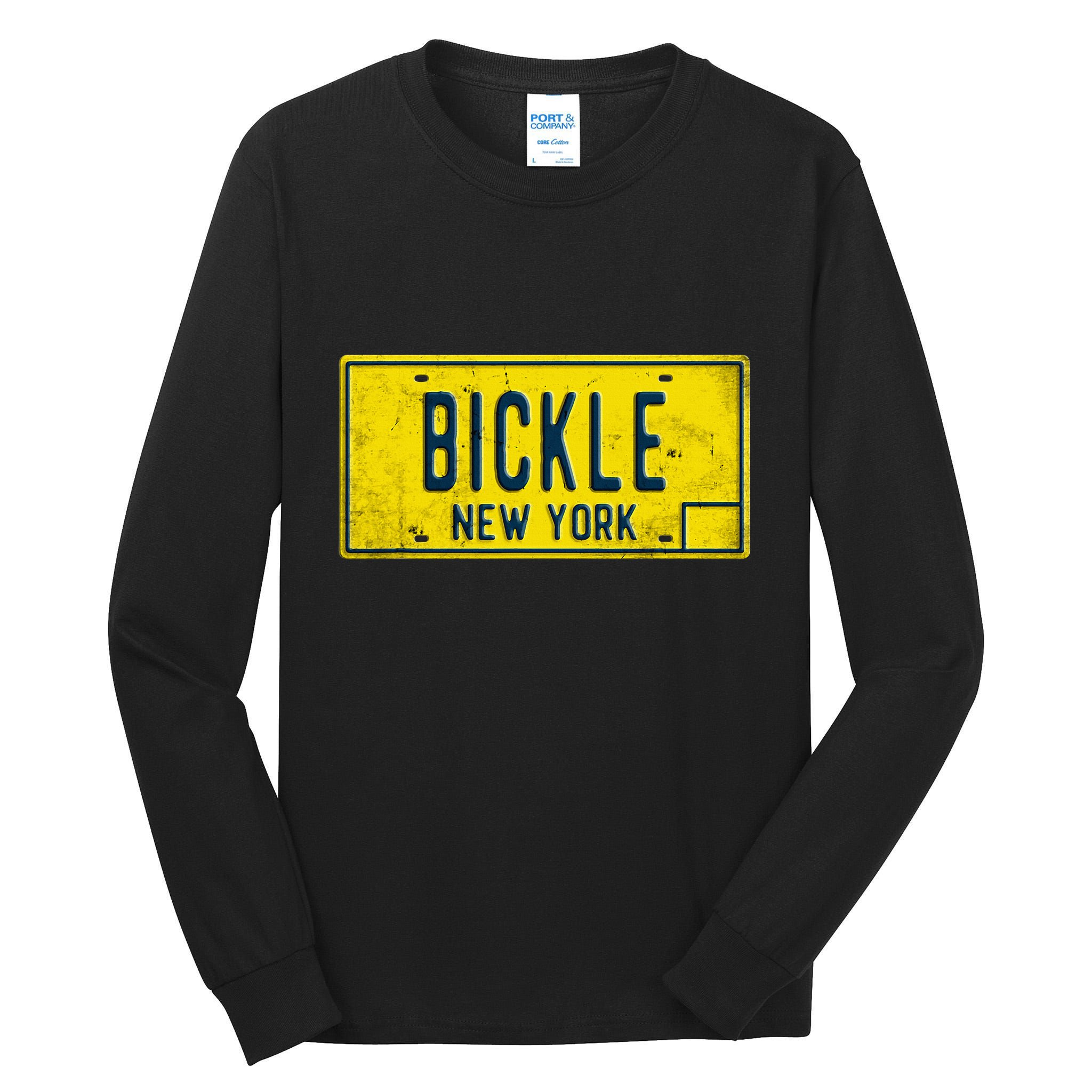 Taxi Driver Retro Old Ny Movie Travis Bickle License Plate Tall Long Sleeve T-Shirt