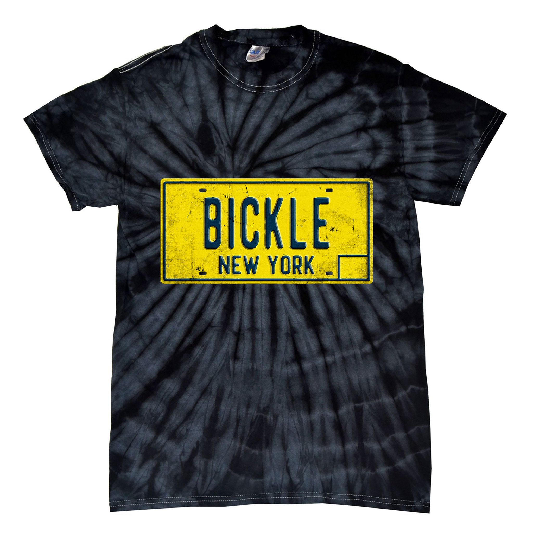 Taxi Driver Retro Old Ny Movie Travis Bickle License Plate Tie-Dye T-Shirt