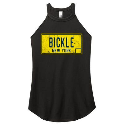 Taxi Driver Retro Old Ny Movie Travis Bickle License Plate Women’s Perfect Tri Rocker Tank