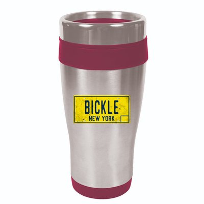 Taxi Driver Retro Old Ny Movie Travis Bickle License Plate 16oz Travel Tumbler