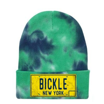 Taxi Driver Retro Old Ny Movie Travis Bickle License Plate Tie Dye 12in Knit Beanie