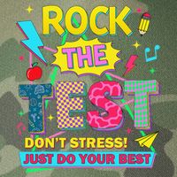 Test Day Rock The Test Just Do Your Best Teacher Testing Legacy Tie Dye Trucker Hat
