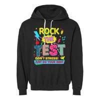 Test Day Rock The Test Just Do Your Best Teacher Testing Garment-Dyed Fleece Hoodie