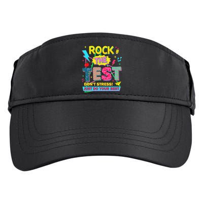 Test Day Rock The Test Just Do Your Best Teacher Testing Adult Drive Performance Visor