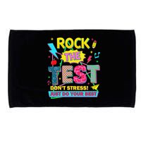 Test Day Rock The Test Just Do Your Best Teacher Testing Microfiber Hand Towel