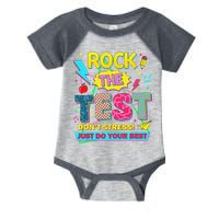 Test Day Rock The Test Just Do Your Best Teacher Testing Infant Baby Jersey Bodysuit