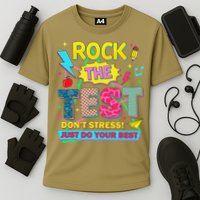 Test Day Rock The Test Just Do Your Best Teacher Testing Performance Shirt