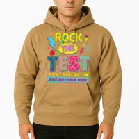 Test Day Rock The Test Just Do Your Best Teacher Testing Hoodie