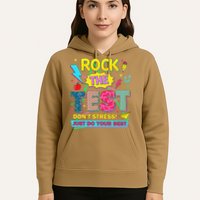Test Day Rock The Test Just Do Your Best Teacher Testing Hoodie