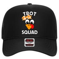 Thanksgiving Day Running Turkey Trot Squad High Crown Mesh Back Trucker Hat