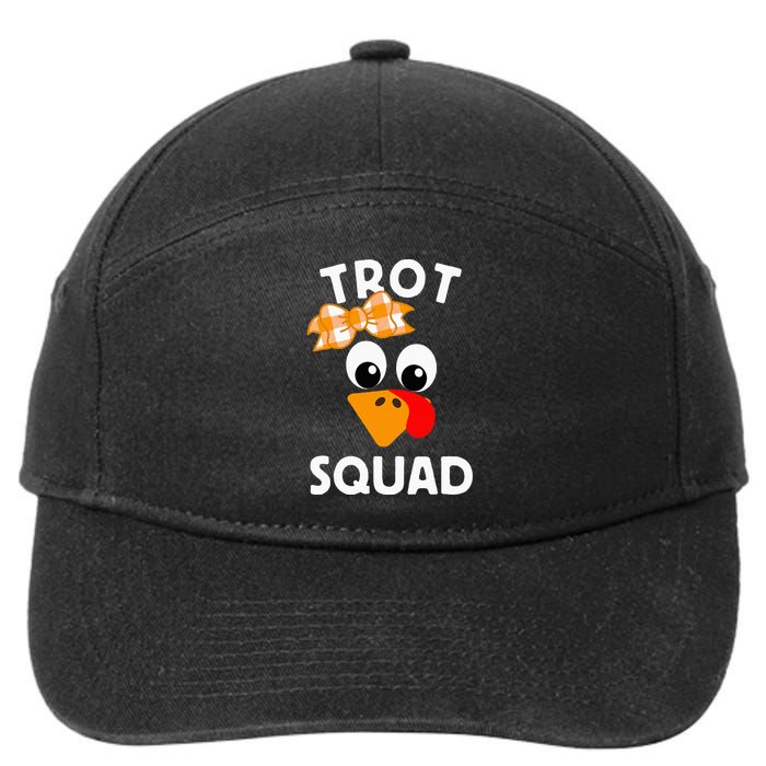 Thanksgiving Day Running Turkey Trot Squad 7-Panel Snapback Hat