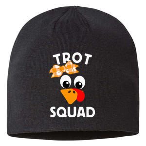 Thanksgiving Day Running Turkey Trot Squad Sustainable Beanie