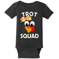 Thanksgiving Day Running Turkey Trot Squad Baby Bodysuit