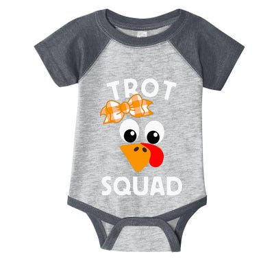 Thanksgiving Day Running Turkey Trot Squad Infant Baby Jersey Bodysuit