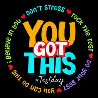 Test Day Rock The Test Teacher Te Day You Got This Impact Tech Backpack
