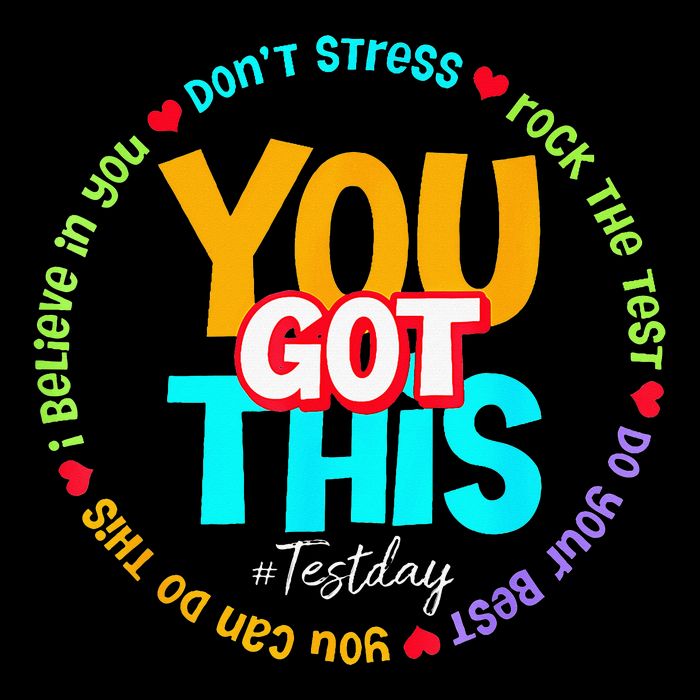 Test Day Rock The Test Teacher Te Day You Got This Impact Tech Backpack