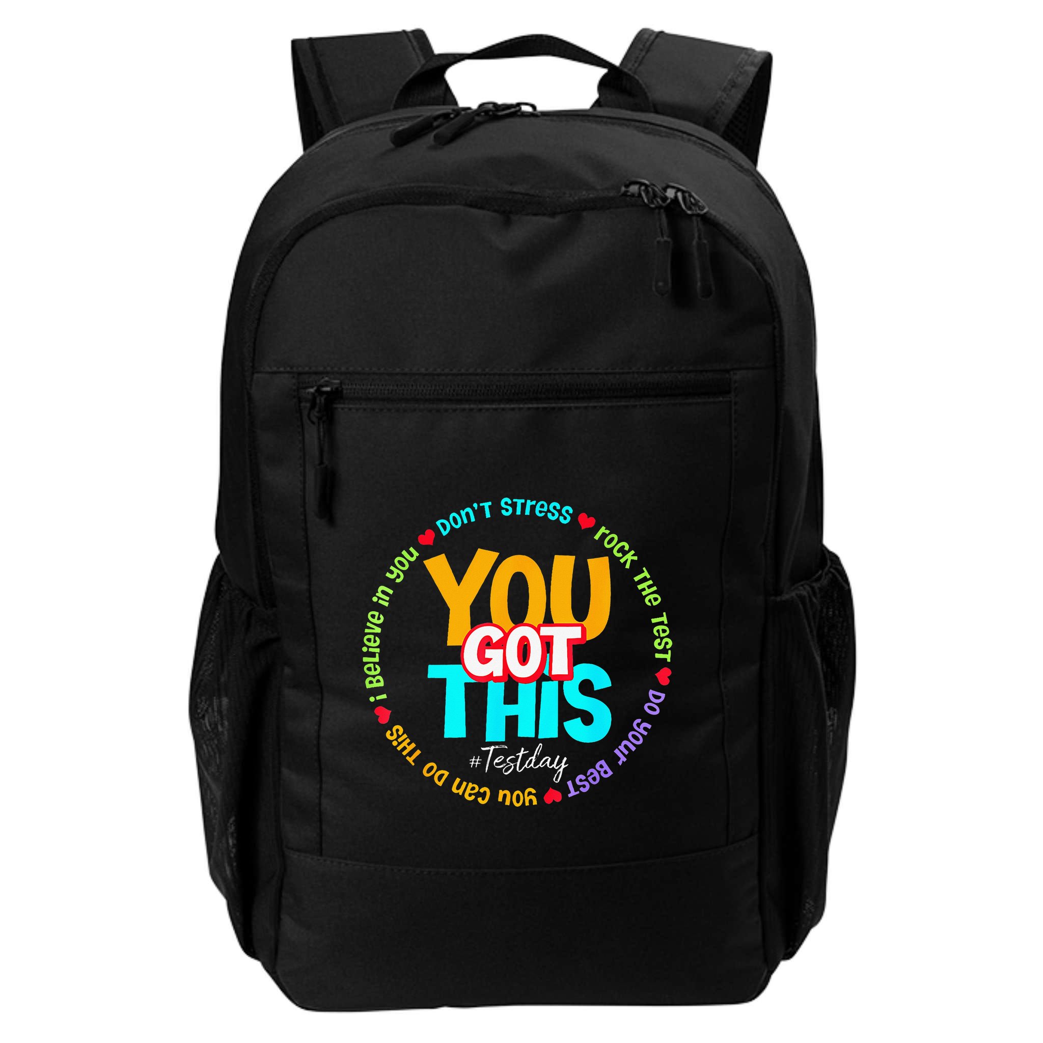 Test Day Rock The Test Teacher Te Day You Got This Backpack