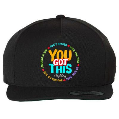 Test Day Rock The Test Teacher Te Day You Got This Wool Snapback Cap