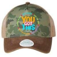 Test Day Rock The Test Teacher Testing Day You Got This Legacy Tie Dye Trucker Hat
