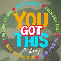 Test Day Rock The Test Teacher Testing Day You Got This Legacy Tie Dye Trucker Hat
