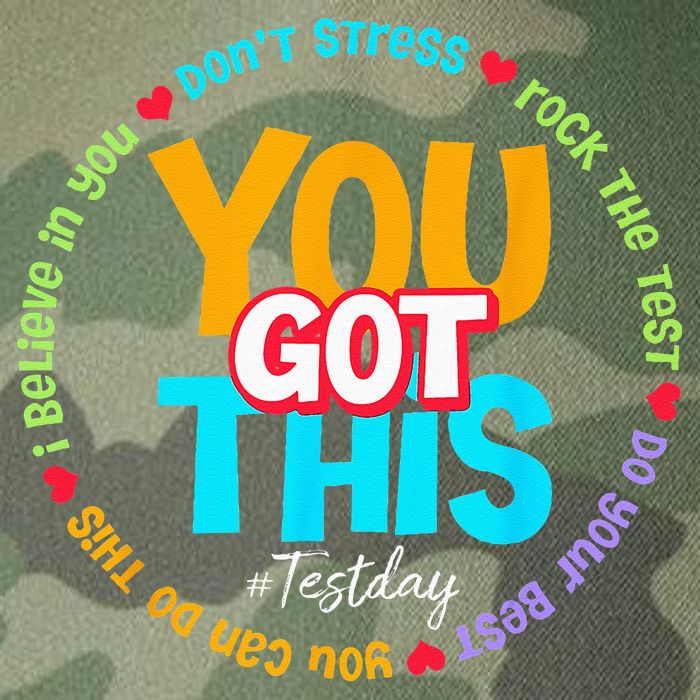 Test Day Rock The Test Teacher Testing Day You Got This Legacy Tie Dye Trucker Hat