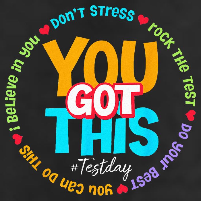 Test Day Rock The Test Teacher Testing Day You Got This Cool Comfort Performance Bucket Hat
