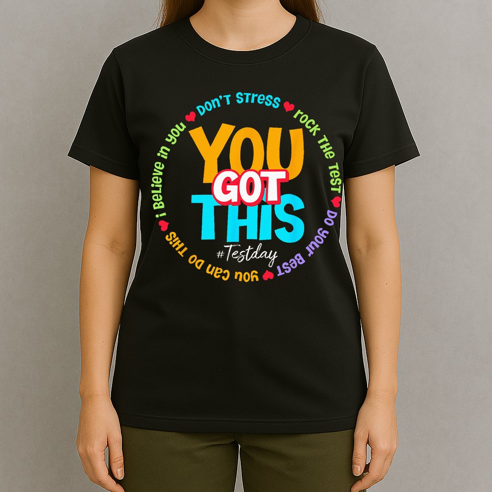 Test Day Rock The Test Teacher Testing Day You Got This T-Shirt
