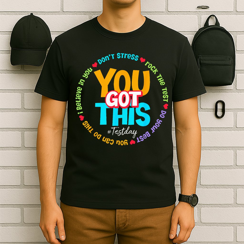 Test Day Rock The Test Teacher Testing Day You Got This T-Shirt