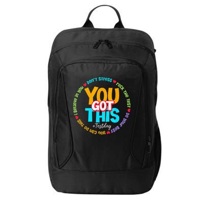 Test Day Rock The Test Teacher Testing Day You Got This City Backpack
