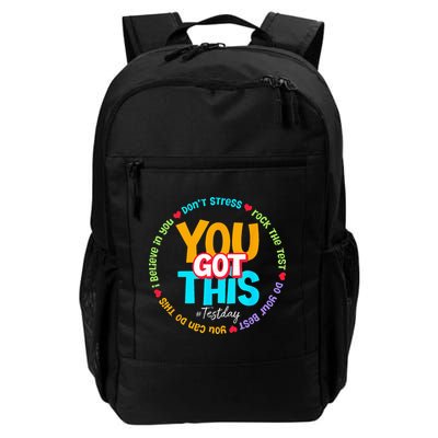 Test Day Rock The Test Teacher Testing Day You Got This Backpack