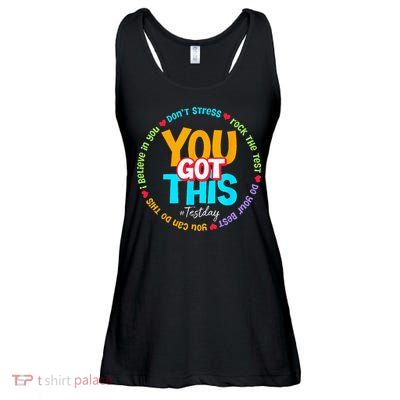 Test Day Rock The Test Teacher Testing Day You Got This Ladies Essential Flowy Tank
