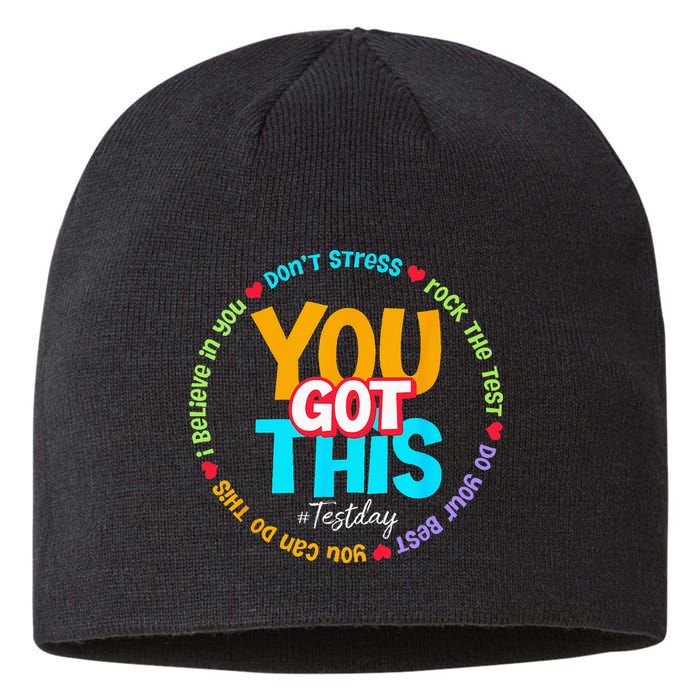 Test Day Rock The Test Teacher Testing Day You Got This Sustainable Beanie
