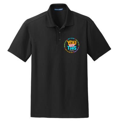 Test Day Rock The Test Teacher Testing Day You Got This Dry Zone Grid Polo