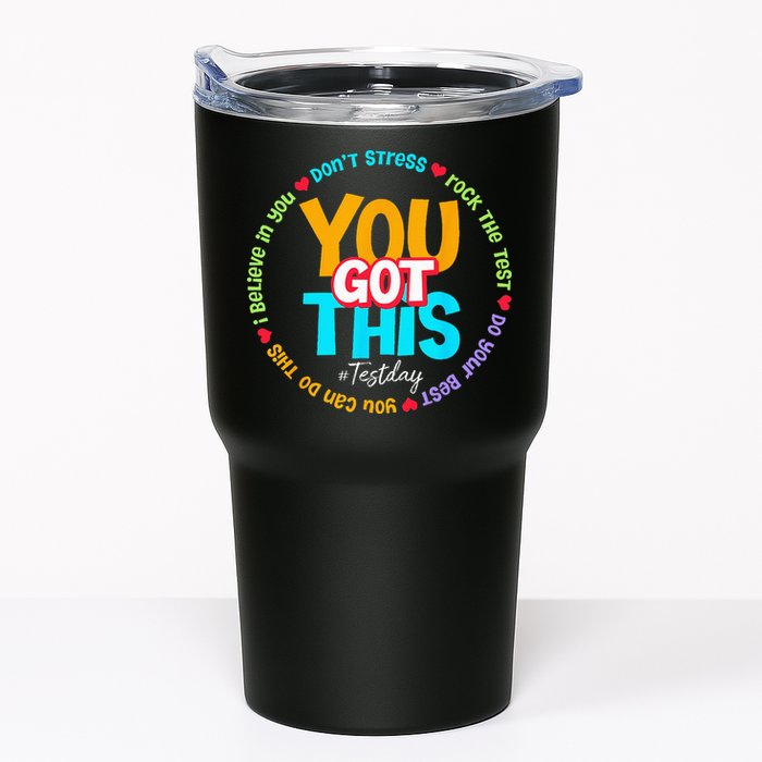 Test Day Rock The Test Teacher Testing Day You Got This Tumbler