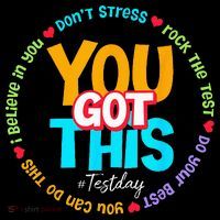 Test Day Rock The Test Teacher Testing Day You Got This Tall Sweatshirt
