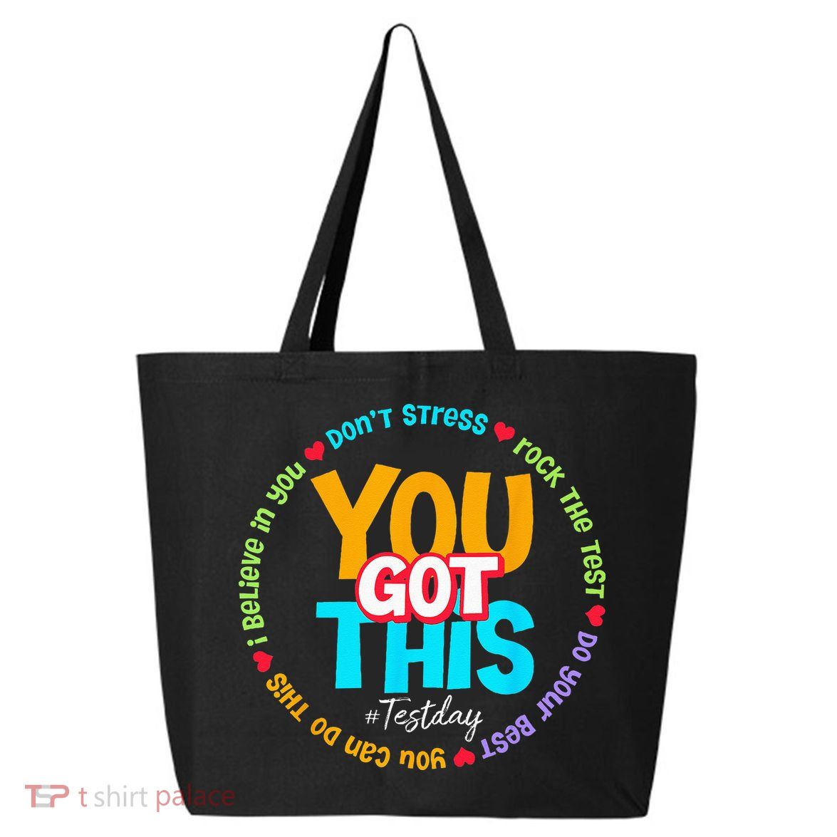 Test Day Rock The Test Teacher Testing Day You Got This 25L Jumbo Tote