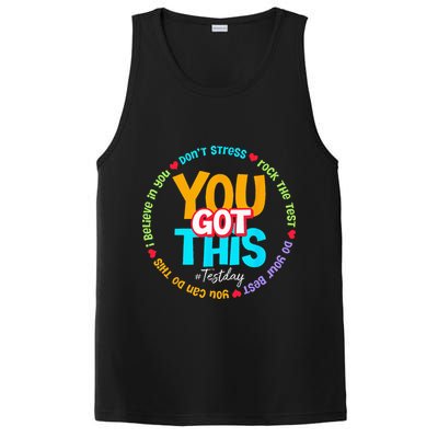 Test Day Rock The Test Teacher Testing Day You Got This PosiCharge Competitor Tank