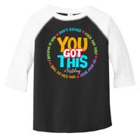 Test Day Rock The Test Teacher Testing Day You Got This Toddler Fine Jersey T-Shirt