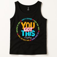 Test Day Rock The Test Teacher Testing Day You Got This Tank Top