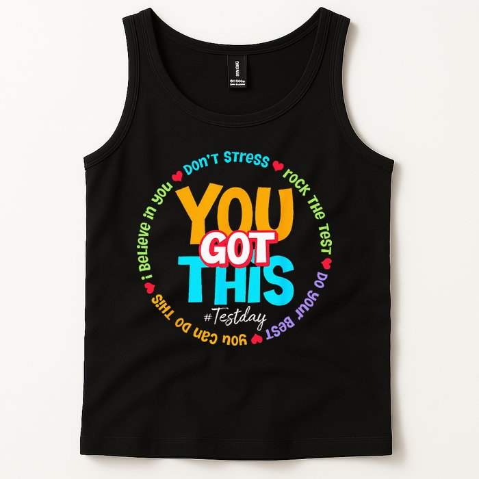 Test Day Rock The Test Teacher Testing Day You Got This Tank Top