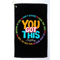 Test Day Rock The Test Teacher Testing Day You Got This Golf Towel