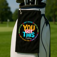 Test Day Rock The Test Teacher Testing Day You Got This Golf Towel