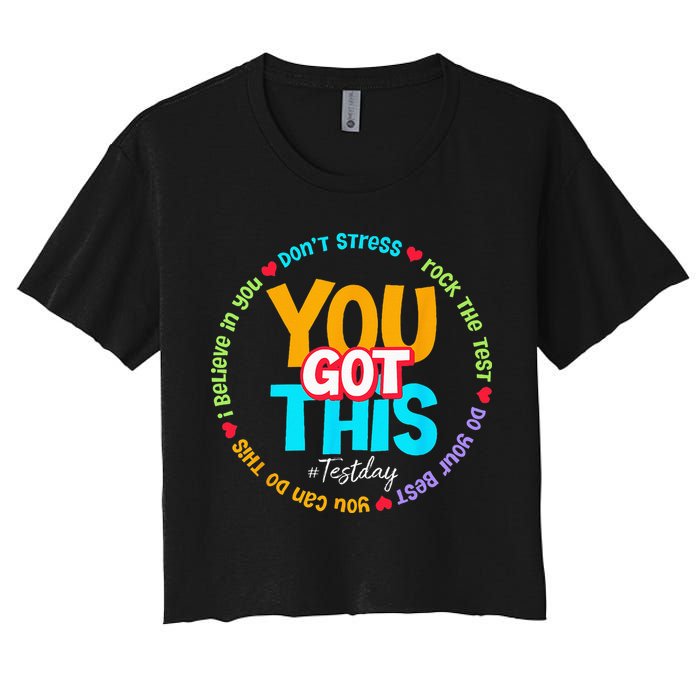 Test Day Rock The Test Teacher Testing Day You Got This Crop Top